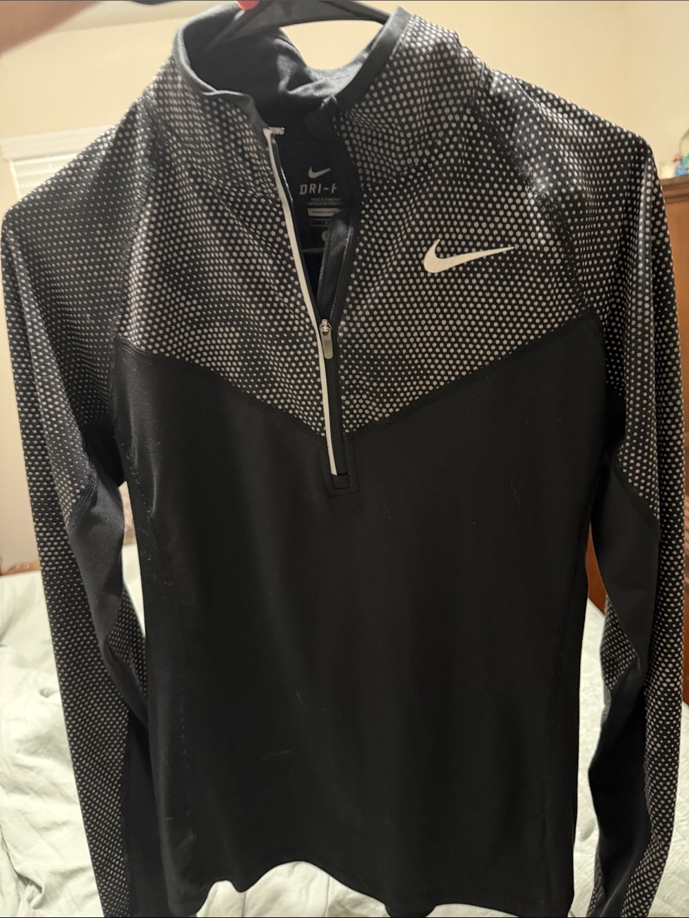 Nike Dri-FIT Black reflective Running Jacket - Women's Small